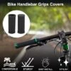 Unique Bargains Bike Handlebar Grips Covers 2.91" Black 1 Pair