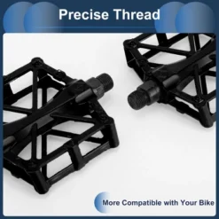 Unique Bargains Cycling Bike Pedal 9/16" Spindle Aluminum Alloy Road Mountain BMX MTB Bike -Outdoor Sports Series GUEST e2732e70 58fb 4ce1 a671 bd43e071376b