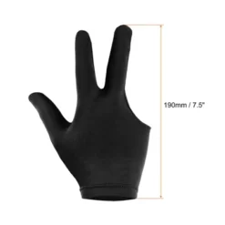 Unique Bargains Polyester Breathable Smooth Touch 3 Fingers Pool Gloves 3 Pcs