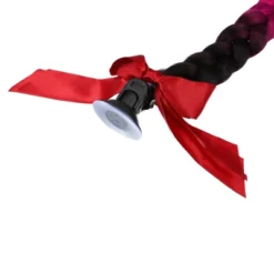 Unique Bargains Bicycle Motorcycle Helmet Pigtail Braids Hair Suction Cup Black Rose Red 22" -Outdoor Sports Series GUEST e3c04f7c d6f5 4cfd b4ff d476220f45a1