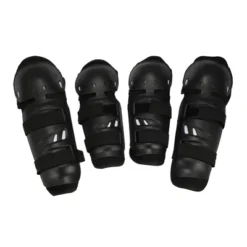 Unique Bargains Roundhead Motorcycle Knee Elbow Pads Motorcycle Knee Guards With Adjustable Strap For Adults Black 4 Pcs -Outdoor Sports Series GUEST e489217b ebd4 4ad0 bcad 0524c4040e91