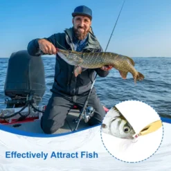 Unique Bargains Treble Hooks Metal Spinner Fishing Spoons For Freshwater Saltwater Salmon 10 Pcs -Outdoor Sports Series GUEST e5d9265a 12d6 4101 a23c bf3ce134ff91