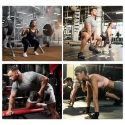 Unique Bargains Professional Wrist Bandages Black 1 Pair -Outdoor Sports Series GUEST e6876d30 897a 42bb 9516 c870fc3f7ce1