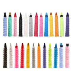 Unique Bargains Tennis Racket Grip Tape Anti-Slip Absorbent Breathable 2 Pcs -Outdoor Sports Series GUEST e70d6541 c657 480f b026 b6db178b82fa