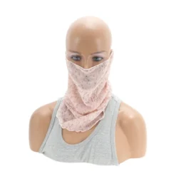 Unique Bargains Ditsy Floral Print Earloop Neck Gaiter 1 Pc -Outdoor Sports Series GUEST e7a59180 b03c 4f6b 9d79 3d1bf54201dc