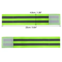 Unique Bargains Reflective Bands For Wrist Reflective Wristbands High Visibility Night Safety Cycling Reflector Tape Straps Bracelet 4 Pcs -Outdoor Sports Series GUEST e7da8289 1d14 45da ab3c 7dc404a5a885