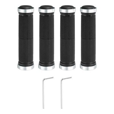 Unique Bargains Non-Slip Mushroom Double Lock-on Bike Handlebar Grips 5.12" 2 Pairs With Hex Wrench 6 Unique Bargains Non-Slip Mushroom Double Lock-on Bike Handlebar Grips 5.12" 2 Pairs With Hex Wrench - Image 6