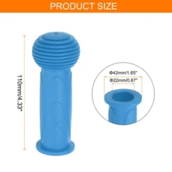 Unique Bargains Rubber Non-Slip Mushroom 7/8 Inch Bike Handlebar Grips 1 Pair 4.33"