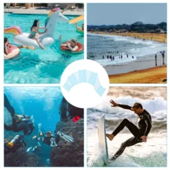 Unique Bargains Silicone Resistance Lightweight Aquatic Webbed Swimming Fins 1 Pair -Outdoor Sports Series GUEST ea5ddefd e098 4058 b321 962fcb5f725e