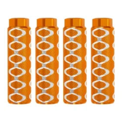 Unique Bargains Aluminum Alloy Anti-Skid BMX Mountain Cycling Fit 3/8 Inch Axles Rear Stunt Bike Pegs 4 Pcs -Outdoor Sports Series GUEST eb6ddf8c 30d6 44b7 bcb4 731654c19ac9