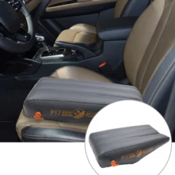 Unique Bargains Car Front Seat Inflatable Mat Deep Gray