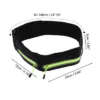 Unique Bargains Reflective Double Pocket Running Waist Pack 1 Pc