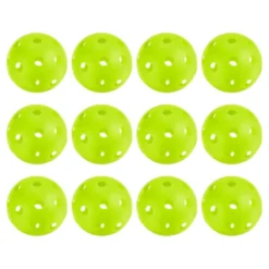 Unique Bargains Durable Precision Technology Good Balance Application Pickleball Balls 12 Pcs -Outdoor Sports Series GUEST edfe7cd4 d426 44be 8139 82a477767266