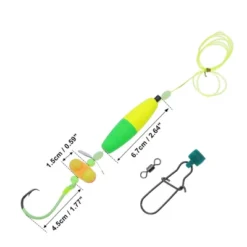 Unique Bargains Catfish Fishing Rigs Catfish Hooks Circle Hooks 8/0 Catfish Float Rigs 1 Set