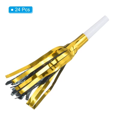 Unique Bargains Fringed Party Blower Sparkle Fringed Noise Makers 24 Pcs 2 Unique Bargains Fringed Party Blower Sparkle Fringed Noise Makers 24 Pcs - Image 2