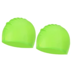 Unique Bargains Silicone Waterproof Non-Slip High-Stretch Swim Caps 2 Pcs -Outdoor Sports Series GUEST f1b70935 304a 4e25 ba1f 1dc61cda7800
