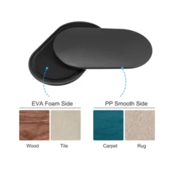 Unique Bargains Oval Yoga Dual-Sided Core Sliders For Abdominal Exercise Equipment 1 Set -Outdoor Sports Series GUEST f20f4c29 76f3 41c0 8d85 3d498f0c8638