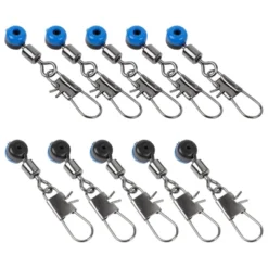 Unique Bargains Saltwater Freshwater Fishing Plastic Metal Swivels 10 Pcs -Outdoor Sports Series GUEST f22e81aa 6c16 4a86 a3fd 4a43f8d33272