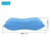 Unique Bargains Neck Support For Hiking Travel Flocked Inflatable Camping Pillows 2 Pcs 15" X 9.5"