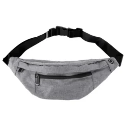 Unique Bargains Crossbody Fanny Pack With 4 Pockets Gray 1 Pc -Outdoor Sports Series GUEST f2f87ebd 5ebf 485e 8541 c9d0fed98551