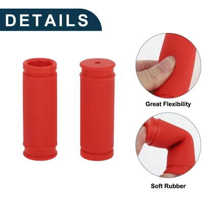 Unique Bargains Bike Handlebar Grips Covers 3.35" Length Red 1 Pair 2 Unique Bargains Bike Handlebar Grips Covers 3.35" Length Red 1 Pair - Image 2