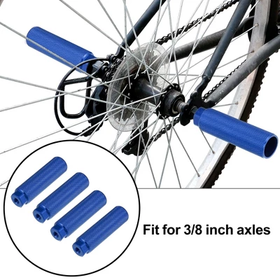 Unique Bargains Universal Aluminum Alloy Axle Rear Foot Pegs Footrests For BMX Bike Bicycle Fit 3/8 Inch 2 Pair 1 Unique Bargains Universal Aluminum Alloy Axle Rear Foot Pegs Footrests For BMX Bike Bicycle Fit 3/8 Inch 2 Pair