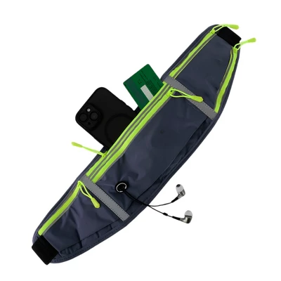 Unique Bargains Waist Pack Bag With Water Bottle Holder Deep Gray 1 Pc 2 Unique Bargains Waist Pack Bag With Water Bottle Holder Deep Gray 1 Pc - Image 2