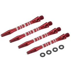 Unique Bargains Medium 2BA Thread Aluminum Dart Shafts With Rubber Rings For Steel Tip 4 Pcs -Outdoor Sports Series GUEST f5b5beac 3b96 4cb4 b644 ac49c8cf31de