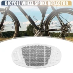 Unique Bargains Bicycle Warning Reflector For Bike Bicycle ABS 2pcs -Outdoor Sports Series GUEST f6062fd2 df68 4848 a705 dbefa9e40689