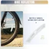 Unique Bargains Bike Reflectors Bike Accessories White 1 Pair