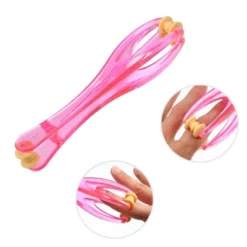 Unique Bargains Finger Muscle Pain Ease ABS Three Trigger Point Handheld Finger Massager Rose Red 1 Pcs -Outdoor Sports Series GUEST f8a107c9 fef2 4936 a942 2bdccad6d297