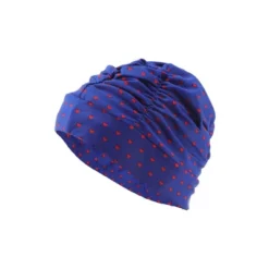 Unique Bargains Polyester Heart Pattern Swim Cap 5.91"x9.25" Blue Red 1 Pc -Outdoor Sports Series GUEST f97014a7 4913 4b3f 88ae 87203b71b599
