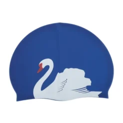 Unique Bargains Silicone Swans Print Swim Cap 1 Pc -Outdoor Sports Series GUEST f9bfab0b b679 49e3 a2a5 180c9b725378