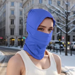 Unique Bargains Quick-drying Ice Silk Solid Color Balaclava Face Mask 1 Pc -Outdoor Sports Series GUEST f9c0c235 73c4 46bd 8dc6 d0c761ca02e5