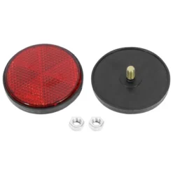 Unique Bargains M6x1.0 Red Universal Screw Mount Round Warning Reflector For Motorcycle -Outdoor Sports Series GUEST fbc00bfc 5e05 4b15 a201 80d4e194ca1c