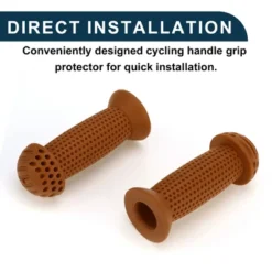 Unique Bargains Child Bike Handlebar Grips Covers 3.94" Brown 1 Pair -Outdoor Sports Series GUEST fbd19f72 ab10 43cf a189 a73c2e3e92eb