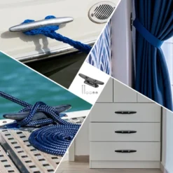 Unique Bargains Nautical Decor Nylon Weatherproof Dock Cleat With Screws 2 Pcs -Outdoor Sports Series GUEST fc1da695 8ded 45d3 a8bd f4a486b1efa2