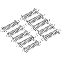 Unique Bargains Tent Awning Tarps Spring Buckle Stainless Steel Rope Tensioner Silver Tone 3.5"x1.2" -Outdoor Sports Series GUEST fc63bb38 851c 4ebc 8b29 08ecf8a3177a