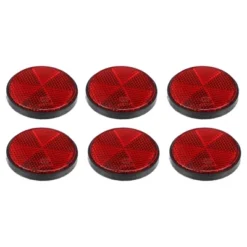Unique Bargains M6x1.0 Motorcycle Universal Screw Mount Round Warning Reflector 6 Pcs -Outdoor Sports Series GUEST fcac8d21 2b36 408b 8304 60484292f1bf