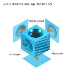 Unique Bargains Billiard Pool Cue Tip Shaper Cue Stick Tip Burnisher Shaper Tapper Cube Repair Tool Accessory For Snooker -Outdoor Sports Series GUEST fccec2bd 68d6 47bf b2e0 654e598b8f79