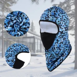 Unique Bargains Geometric Balaclava Face Mask 1 Pc -Outdoor Sports Series GUEST fd14107d 695d 46bf ad58 5de96a556fc7
