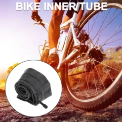 Unique Bargains Bike MTB Cycling Inner Tire 14x2.5 Inch Durable Bent Valve Bicycle Inner Tube 1 Pcs