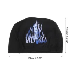 Unique Bargains Nylon Flame Pattern Durable Swim Cap 1 Pc -Outdoor Sports Series GUEST fdf81a39 c05b 4d9a ac8f c5383d8f9f88