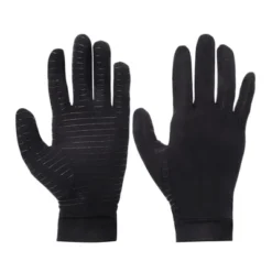 Unique Bargains Non-slip Horizontal Striped Full Finger Compression Gloves For Sport 1 Pair -Outdoor Sports Series GUEST fe86d0d6 cf5b 4bed 8626 a2455c43101f