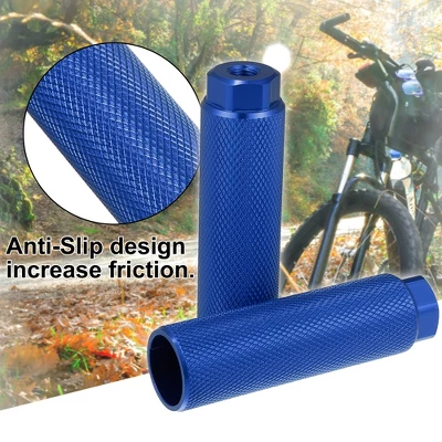 Unique Bargains Universal Aluminum Alloy Axle Rear Foot Pegs Footrests For BMX Bike Bicycle Fit 3/8 Inch 2 Pair 3 Unique Bargains Universal Aluminum Alloy Axle Rear Foot Pegs Footrests For BMX Bike Bicycle Fit 3/8 Inch 2 Pair - Image 3