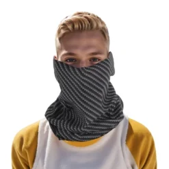 Unique Bargains Sunscreen Stripes Pattern Face Scarf Mask Black Gray 1 Pc -Outdoor Sports Series GUEST fee2fcdd 8bda 48df 9f63 2ca859b2e6f9