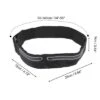 Unique Bargains Double Pocket Running Waist Pack With Magic Tapes 1 Pc