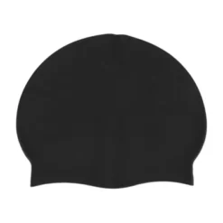 Unique Bargains Silicone Moon Mermaid Pattern Waterproof Swim Cap Black White 1 Pc -Outdoor Sports Series GUEST fff6f926 15c8 4301 b235 89544ed43c7d